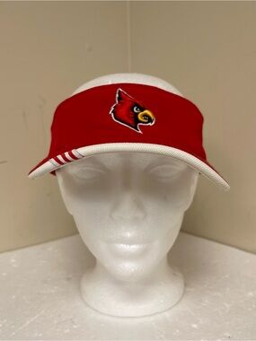 Adidas Louisville Cardinals Adjustable Visor OSFM Hat Cap NCAA